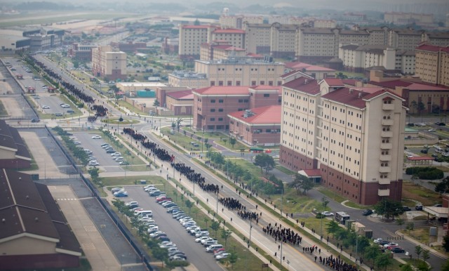 U.S. Army Soldiers and KATUSAs participate in the Run Across the Peninsula led by Eighth Army leaders, on Camp Humphreys, Republic of Korea,  June 09, 2025. The run signals the start of KATUSA Friendship Week, a celebration of the KATUSA Soldier...