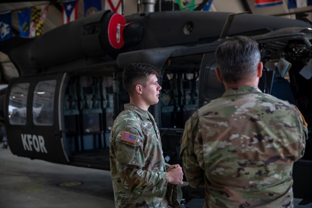 Michigan National Guard father and son reunited in Kosovo