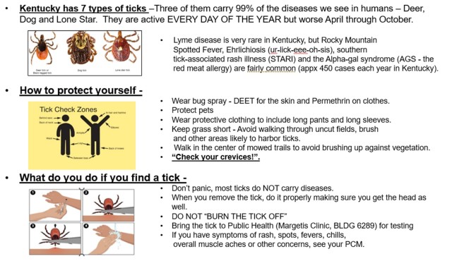Public Health director shares what sucks about getting bit by mosquitos, chiggers and ticks