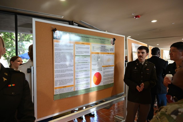 Soldiers, civilians and academic partners attend the 17th annual Graduate School Research and Education Symposium at University of Texas San Antonio Medical School, June 6, 2025.