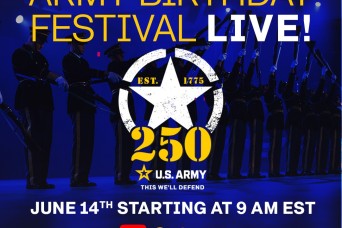 Army’s 250th birthday celebration on June 14, 2025