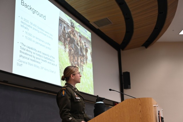 Soldiers, civilians and academic partners attend the 17th annual Graduate School Research and Education Symposium at University of Texas San Antonio Medical School, June 6, 2025.