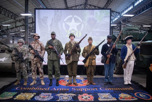 CASCOM Sustainment Tattoo celebrates Army 250