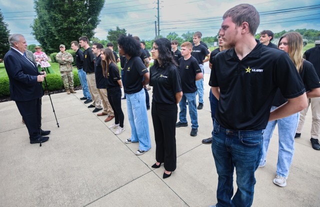 Patton Museum celebrates Army 250th Birthday with enlistment ceremony