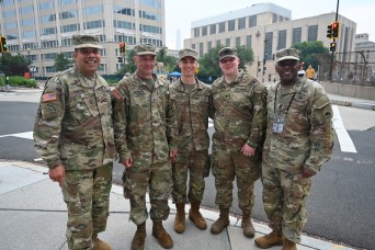 National Guard provides crucial support to the Army's 250th birthday celebration