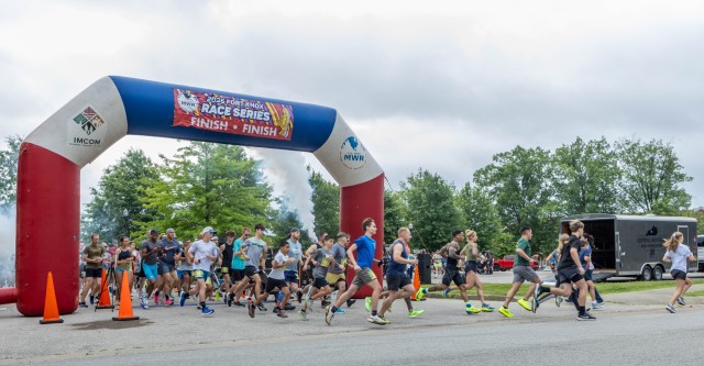 More than 300 individuals participate in the Army Birthday Bash 8K at Fort Knox, Kentucky June 14, 2025. Hosted by the Fort Knox Directorate of Family and Morale, Welfare and Recreation as part of the 2025 Fort Knox Race Series, the run also...