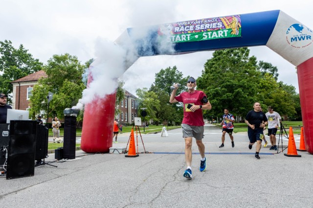 More than 300 individuals participate in the Army Birthday Bash 8K at Fort Knox, Kentucky June 14, 2025. Hosted by the Fort Knox Directorate of Family and Morale, Welfare and Recreation as part of the 2025 Fort Knox Race Series, the run also...