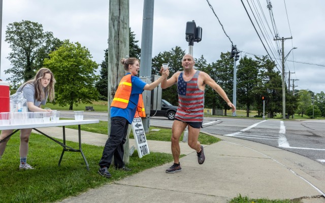 More than 300 individuals participate in the Army Birthday Bash 8K at Fort Knox, Kentucky June 14, 2025. Hosted by the Fort Knox Directorate of Family and Morale, Welfare and Recreation as part of the 2025 Fort Knox Race Series, the run also...