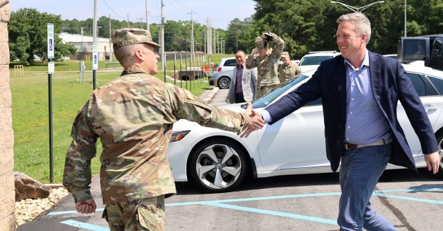 Army Secretary Dan Driscoll met with Lt. Gen. Robert A. Rasch, Jr., Director of the Rapid Capabilities and Critical Technologies Office.
