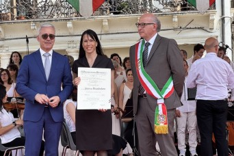 Vicenza Military Community member earns Italian knighthood