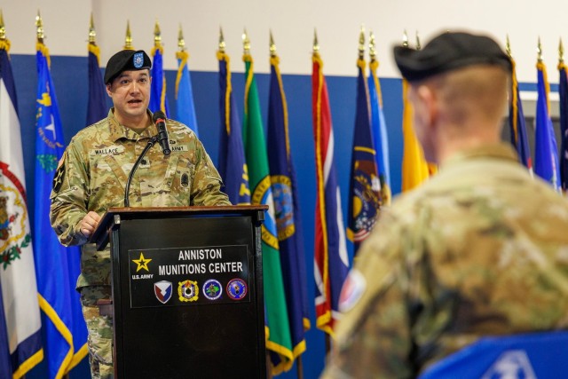 Wallace assumes command at ANMC