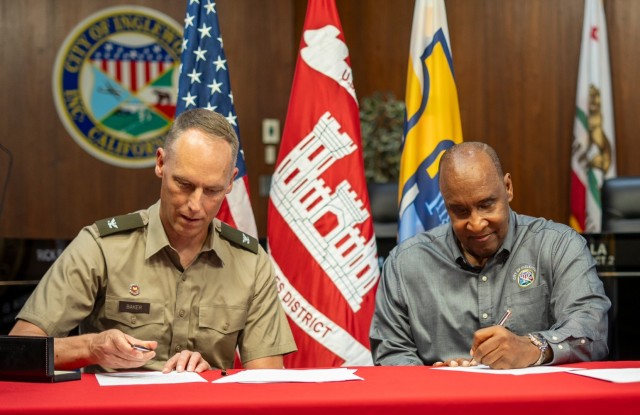 USACE, City of Inglewood solidify water infrastructure partnership with Section 219 agreement