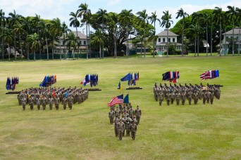 FORT SHAFTER, Hawaii — The U.S. Army’s 3d Multi-Domain Task Force (3MDTF) held a change of command ceremony June 18, 2025, on historic Palm Circle, as B...