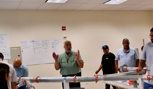 The Rodriguez Army Health Clinic at Fort Buchanan hosts a course on industrial ventilation