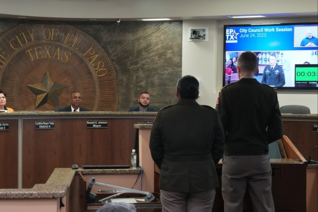 El Paso Honors Army&#39;s 250th with Mayoral Proclamation