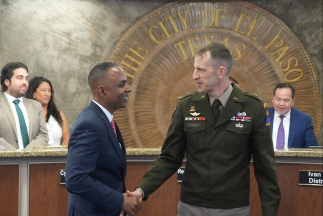 El Paso Honors Army&#39;s 250th with Mayoral Proclamation