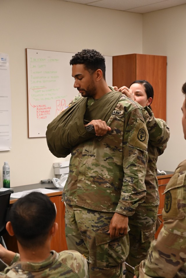 Keller Soldiers participated in scenarios focused on tactical combat casualty care including instructional didactics and hands-on training to increase medical knowledge.