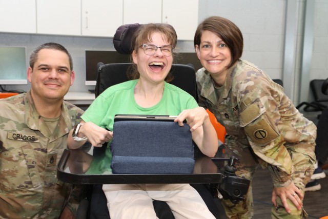 Soldiers share their story of military service with local community members