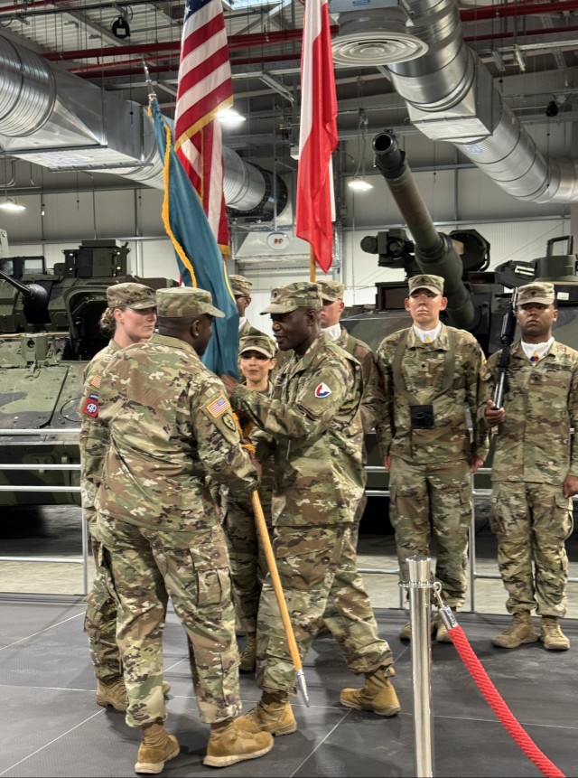 AFSBn-Poland changes leadership at the Army’s newest, most modern APS worksite