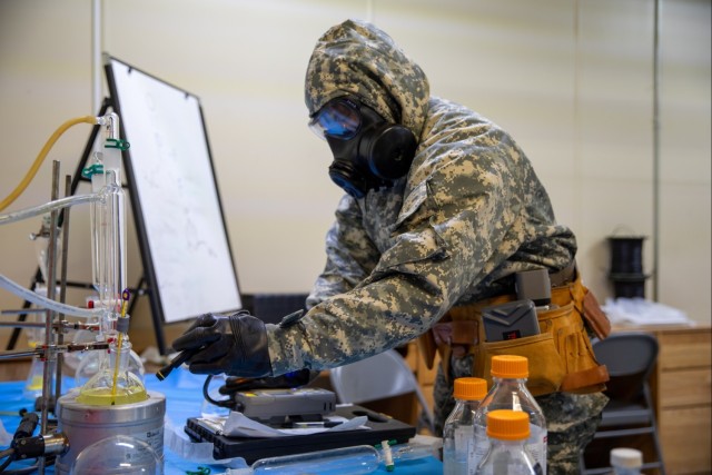 2nd Brigade Combat Team’s CBRN R&S Platoon Completes Sensitive Site Assessment during Collective Validation