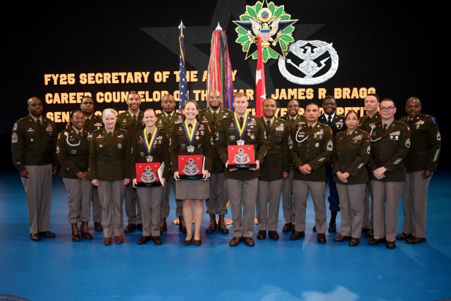 U.S. Army Lt. Gen. Laura A. Potter, director of Army staff, hosts an award ceremony to recognize the Army’s Career Counselors of the Year, Joint Base Myer-Henderson Hall , Va., June 12, 2025. (U.S. Army photo by Leonard Fitzgerald)