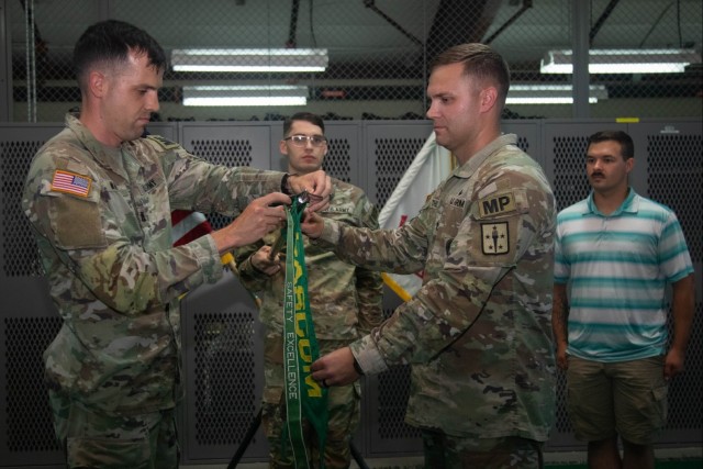 CASCOM Law Enforcement Activity Honored with Army Safety Excellence Streamer