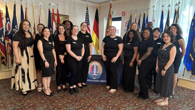 USAG Bavaria recognizes 22 Military Academic Achievement Award recipients