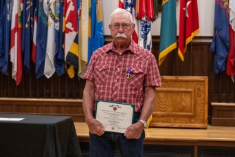 Vietnam War veteran receives Purple Heart Medal 54 years after being injured