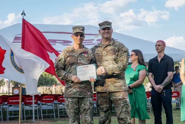 75th FAB Change of Command/Responsibility Ceremony
