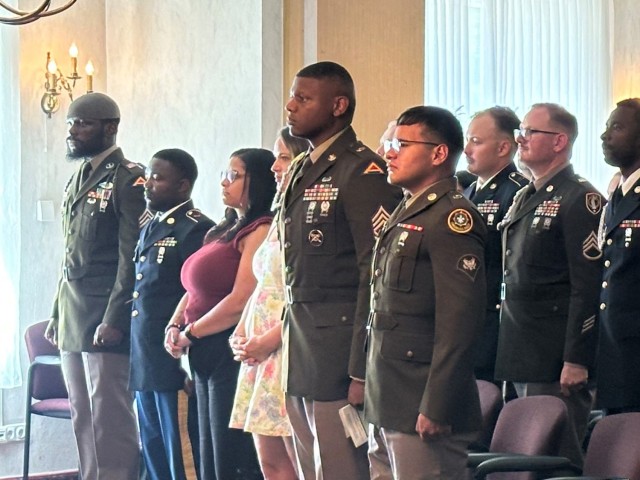USAG Bavaria recognizes 22 Military Academic Achievement Award recipients