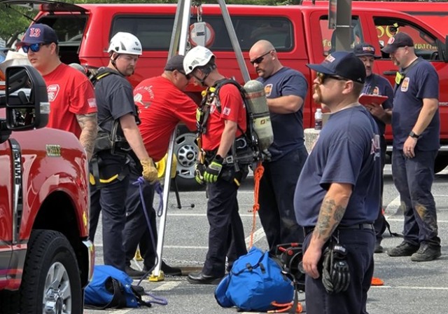 Seventeen firefighters from Fort Detrick, Letterkenny Army Depot, Camp David, and Frederick County underwent rigorous, hands-on and classroom instruction.