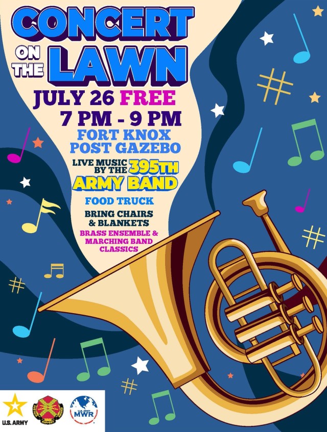 Fort Knox FMWR to host Concert on the Lawn at post gazebo Aug. 15