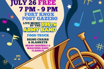 Fort Knox FMWR to host Concert on the Lawn at post gazebo Aug. 15