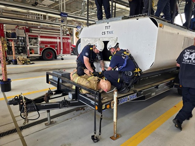 Seventeen firefighters from Fort Detrick, Letterkenny Army Depot, Camp David, and Frederick County underwent rigorous, hands-on and classroom instruction.