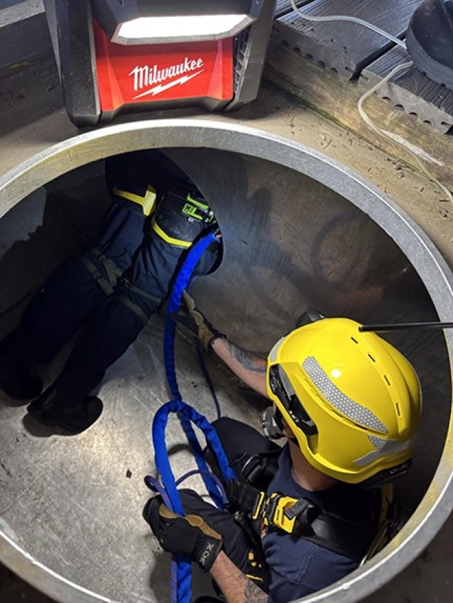Fort Detrick Fire & Emergency Services participated in an intensive Confined Space Rescue Technician course, significantly expanding the specialized capabilities of first responders who protect vital military assets.