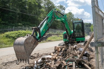 West Virginia Guard Continues Flood Cleanup Efforts