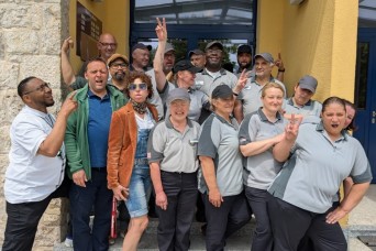 LRC Ansbach food service team brings ‘the shine’ to Wings of Victory Warrior Restaurant