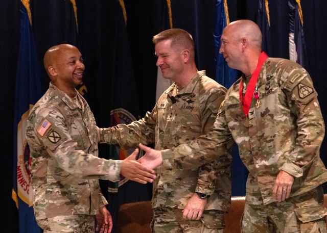 PICATINNY ARSENAL, N.J. - The Joint Program Executive Office for Armaments and Ammunition (JPEO A&A) hosted a Change of Management Ceremony for Project Lead (PL) Joint Services on July 1 at the Lindner Conference Center....