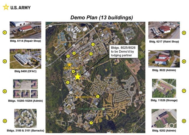 Fort Lee DPW scheduled to demolish buildings