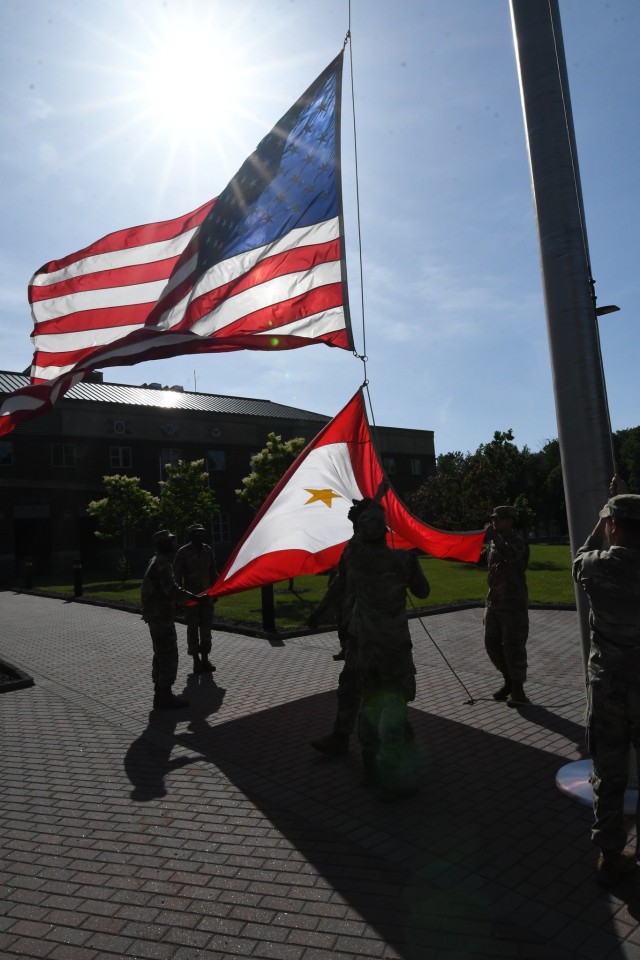 Every morning at Reveille and every afternoon at Retreat, a team of 10th Mountain Division (LI) Soldiers raise and lower the American flag outside Hays Hall at Fort Drum. This week, June 23-27, a Gold Star flag accompanies the American flag to...