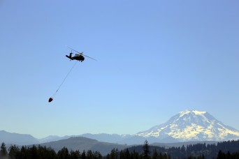 Washington Army Guard trains in water bucket operations
