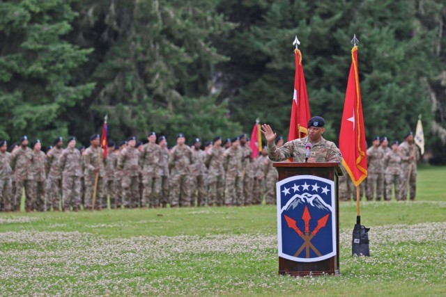 593d Corps Sustainment Command Change of Command