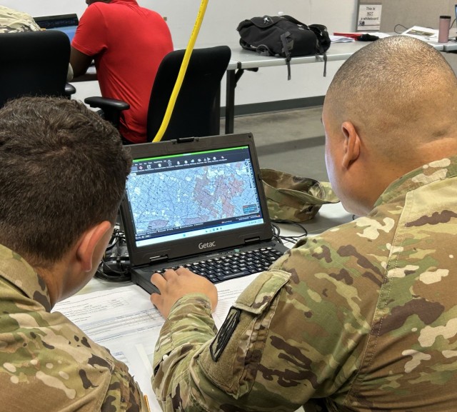Soldiers from the 18th Field Artillery Brigade (FAB), 82nd Airborne Division, 18th Airborne Corps participate in usability testing of the Artillery Execution Suite (AXS), the Army’s next generation fires capability. Soldier feedback helps inform...