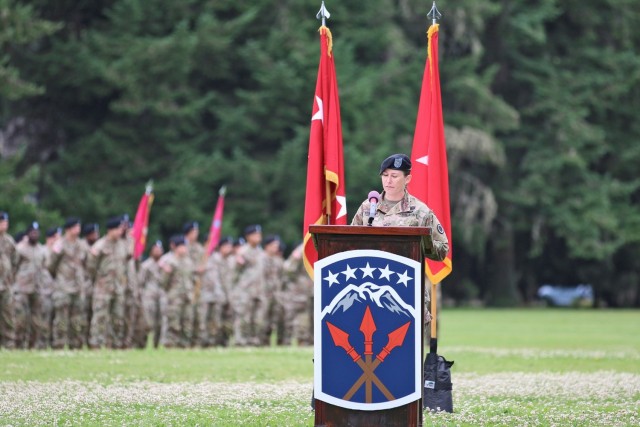 593d Corps Sustainment Command Change of Command