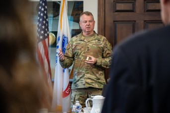 AMC leadership commends USASAC on FMS work, encourages continued automation, process improvements