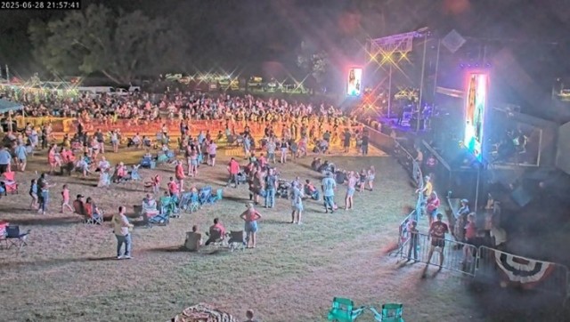 Video footage from a  Mobile Security Unit (MSU) shows the crowd on York Field during the 2025 Independence Celebration June 28, 2025, at Fort Benning, Ga.