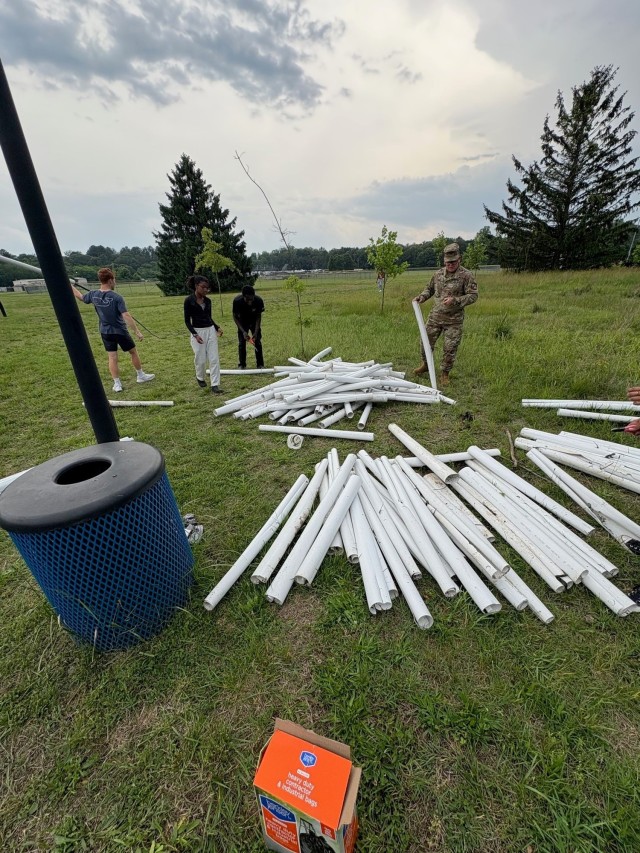 JROTC cadets partner with Fort Meade to boost environmental sustainability