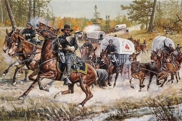 Civil War Lifeline to Victory painting