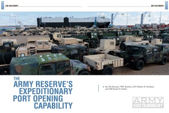 The Army Reserve's Expeditionary Port Opening Capability