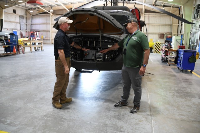 Engineer Technician Stuart ‘Smitty’ Smith and Mission Pilot Scott Myers, both veterans, are two of the many who keep safety at the top of their list in the Yuma Test Center Flight Services Division.